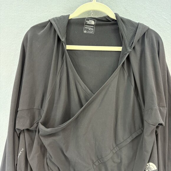 The North Face Motivation Wrap Cropped Hoodie Black Size X-Large Flashdry - Picture 2 of 7
